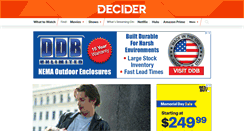 Desktop Screenshot of decider.com